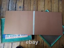 C. 1930 TRES RARE ANCIEN JEU LES PONTS DE PARIS Traversée de Paris à la nage