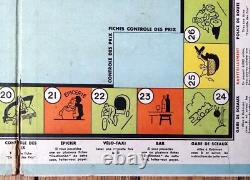 C. 1947 ANCIEN GRAND PLATEAU DE JEU TRAFIC MARCHE NOIR Après-Guerre WWII