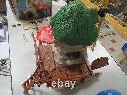 Ca505 Les Schtroumpfs Le Moulin A Vent 1981 Boite Schleich Peyo