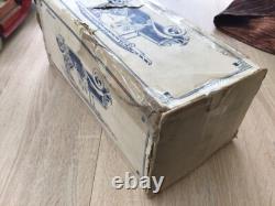 Camion De Pompier Mécanique En Tôle Avec Sa Boite