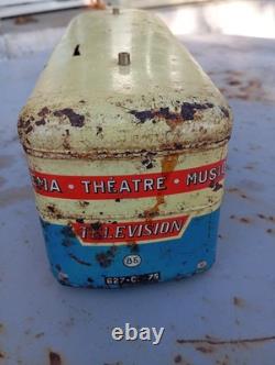 Camion Fourgon Joustra Télévision Jouet Tôle