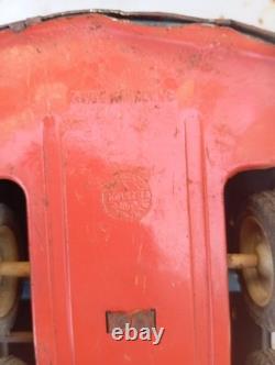 Camion Fourgon Joustra Télévision Jouet Tôle