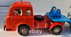 Camion Simca Cargo porte container SNCF Joustra jouet ancien en tôle