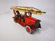 Camion De Pompier Miniature Jep Vintage Rare, Moteur Fonctionnel