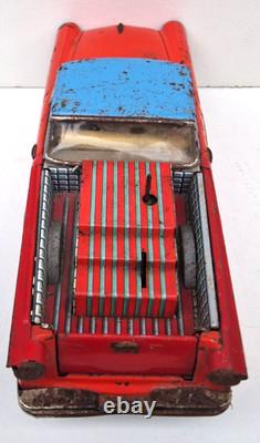 Camionnette avec caméra Joustra jouet ancien en tôle