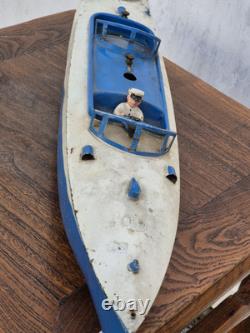 Canot Mecanique Jep 915 Le Ruban Bleu Fonctionnel, Etat D'usage Correct