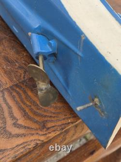Canot Mecanique Jep 915 Le Ruban Bleu Fonctionnel, Etat D'usage Correct