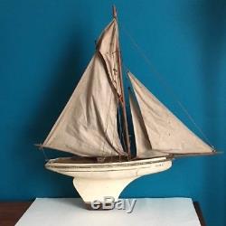 Canot bateau voilier de bassin NOVA N°7 / jeu, jouet, maquette