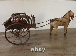 Carriole et cheval Le Jouet Français circa 1900