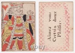 Carte À Jouer Cour Roi Usage Secondaire Cartes Spreux 17ème