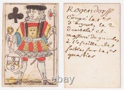 Carte À Jouer Croix Valet Utilisation Secondaire 18ème Camproger