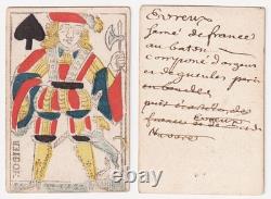 Carte À Jouer Pik Bube Usage Secondaire Cartes France 1732