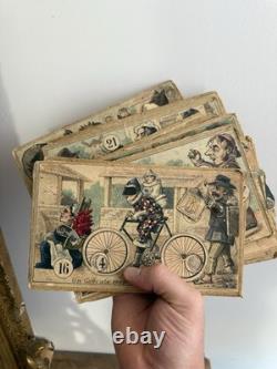 Cartons De Loto Articulés Comique Ancien