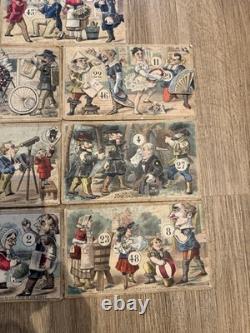 Cartons De Loto Articulés Comique Ancien