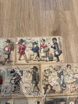 Cartons De Loto Articulés Comique Ancien