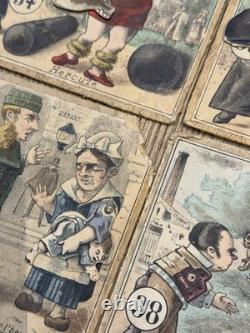 Cartons De Loto Articulés Comique Ancien