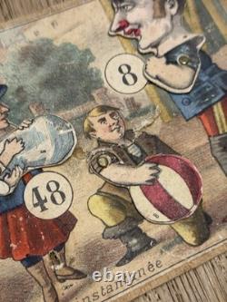 Cartons De Loto Articulés Comique Ancien
