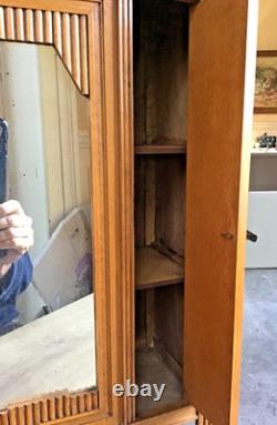 Charmant ancien meuble Art Déco avec miroir Poupée 52x39x16 cm TBE