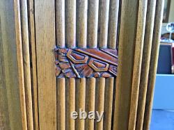 Charmant ancien meuble Art Déco avec miroir Poupée 52x39x16 cm TBE