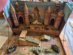 Château fort France début 20 formant coffret longueur 62cm hauteur 40cm