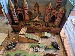 Château fort France début 20 formant coffret longueur 62cm hauteur 40cm