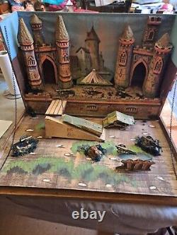 Château fort France début 20 formant coffret longueur 62cm hauteur 40cm