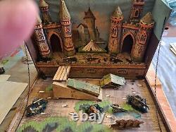 Château fort France début 20 formant coffret longueur 62cm hauteur 40cm