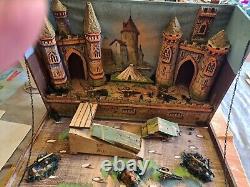 Château fort France début 20 formant coffret longueur 62cm hauteur 40cm