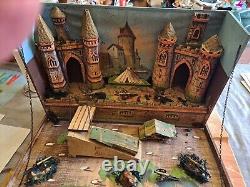 Château fort France début 20 formant coffret longueur 62cm hauteur 40cm