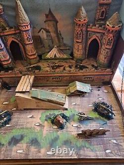 Château fort France début 20 formant coffret longueur 62cm hauteur 40cm