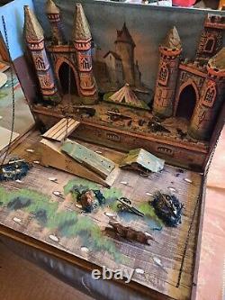 Château fort France début 20 formant coffret longueur 62cm hauteur 40cm