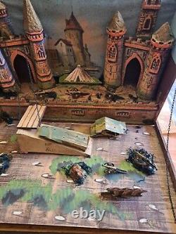 Château fort France début 20 formant coffret longueur 62cm hauteur 40cm