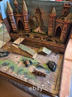 Château fort France début 20 formant coffret longueur 62cm hauteur 40cm