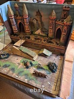 Château fort France début 20 formant coffret longueur 62cm hauteur 40cm