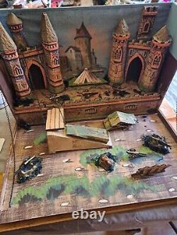 Château fort France début 20 formant coffret longueur 62cm hauteur 40cm
