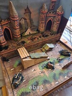 Château fort France début 20 formant coffret longueur 62cm hauteur 40cm