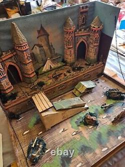 Château fort France début 20 formant coffret longueur 62cm hauteur 40cm