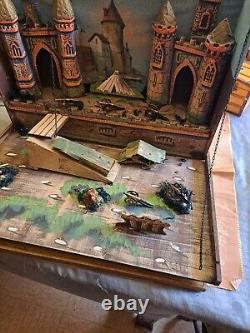 Château fort France début 20 formant coffret longueur 62cm hauteur 40cm