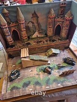 Château fort France début 20 formant coffret longueur 62cm hauteur 40cm