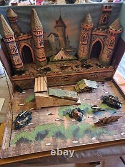 Château fort France début 20 formant coffret longueur 62cm hauteur 40cm