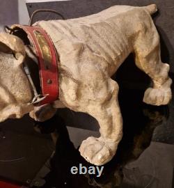 Chien Automate Jouet Ancien Roullet & Decamps 1880 Carton Bouilli