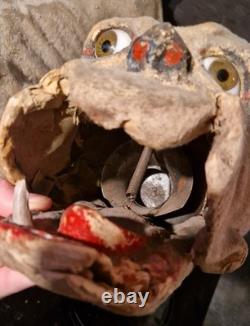 Chien Automate Jouet Ancien Roullet & Decamps 1880 Carton Bouilli