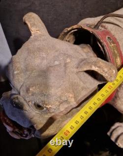 Chien Automate Jouet Ancien Roullet & Decamps 1880 Carton Bouilli