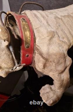 Chien Automate Jouet Ancien Roullet & Decamps 1880 Carton Bouilli