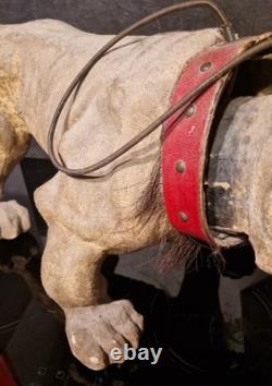 Chien Automate Jouet Ancien Roullet & Decamps 1880 Carton Bouilli