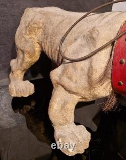 Chien Automate Jouet Ancien Roullet & Decamps 1880 Carton Bouilli