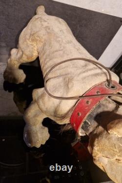 Chien Automate Jouet Ancien Roullet & Decamps 1880 Carton Bouilli