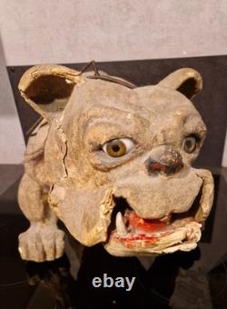 Chien Automate Jouet Ancien Roullet & Decamps 1880 Carton Bouilli