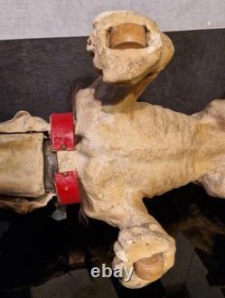 Chien Automate Jouet Ancien Roullet & Decamps 1880 Carton Bouilli