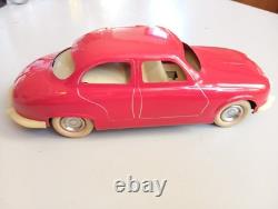 Cij Rare Panhard Dyna 54 Rouge En Tole Mecanisme A Friction
